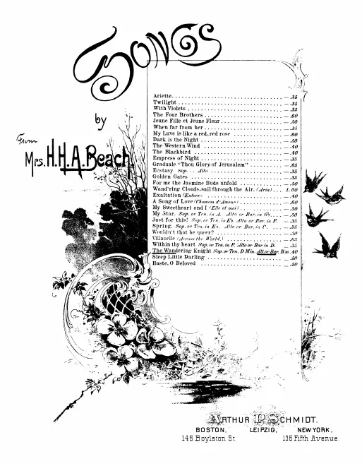 First page of 4 Songs