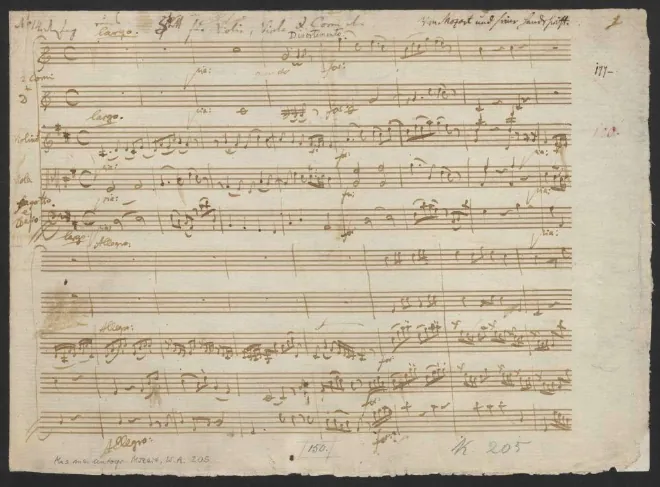 First page of Divertimento