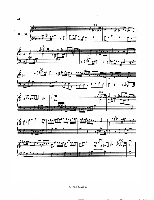 First page of Magnificat Fugue