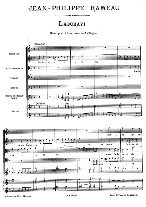 First page of Laboravi clamans