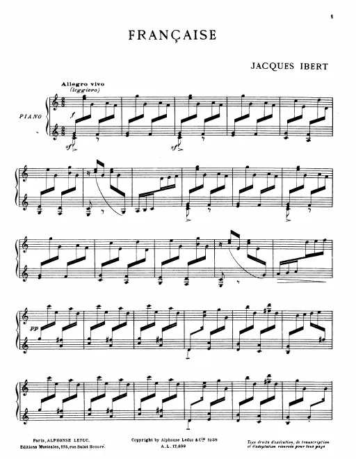First page of Française