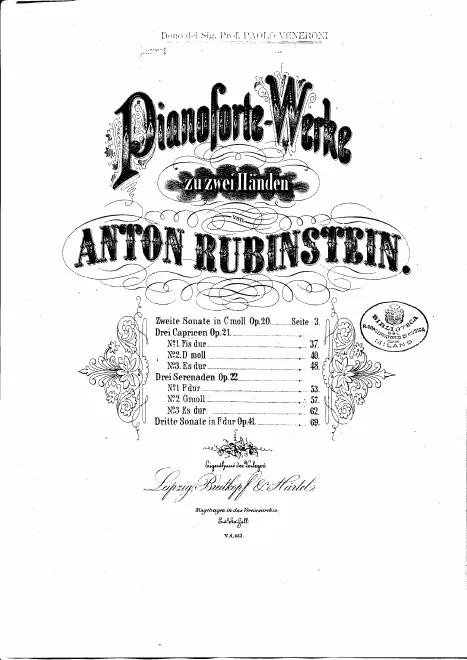 First page of Piano Sonata No.2 in C minor