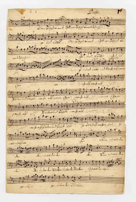 First page of Mein Herz ist bereit