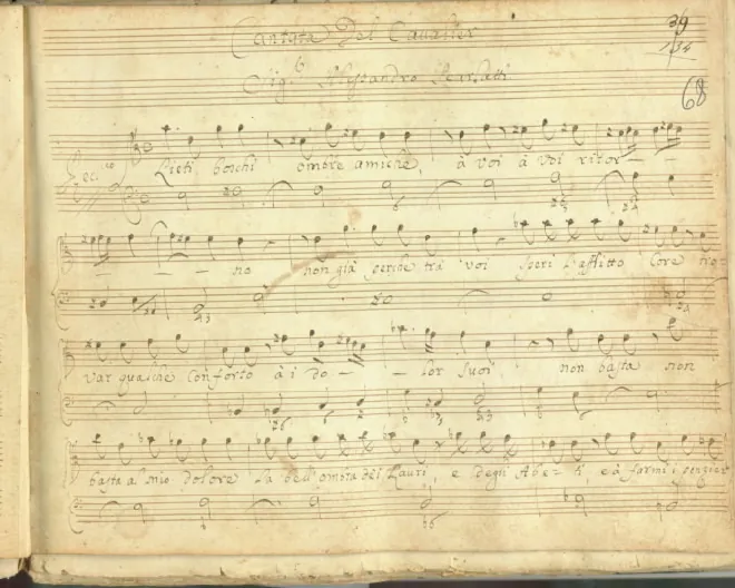 First page of Lieti boschi, ombre amiche