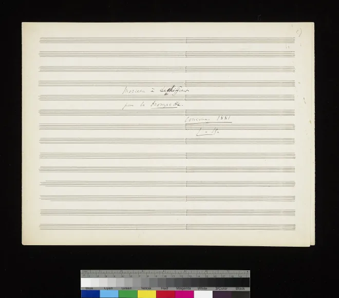 First page of Morceau à déchiffrer pour la trompette