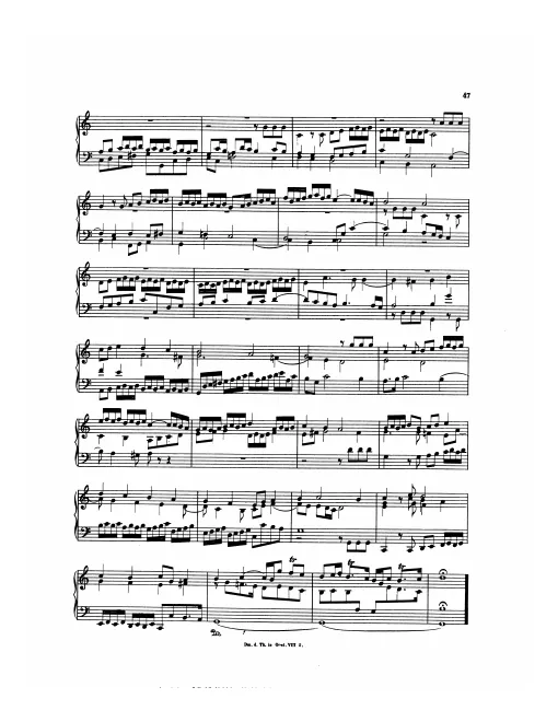 First page of Magnificat Fugue