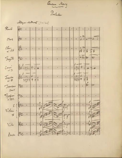 First page of Queen Mary