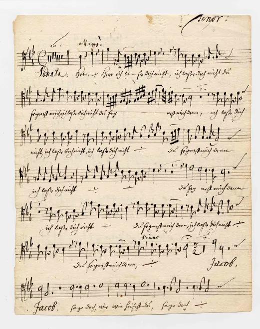 First page of Herr, ich lasse dich nicht