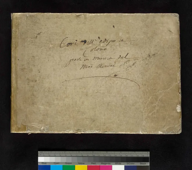 First page of Edipo a Colono