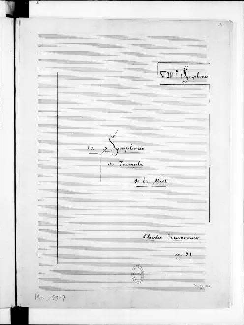 First page of Symphony No. 8