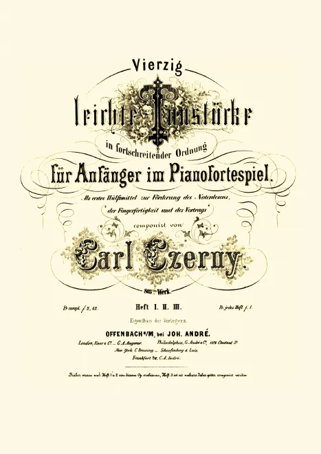 First page of 40 Leichte Tonstücke