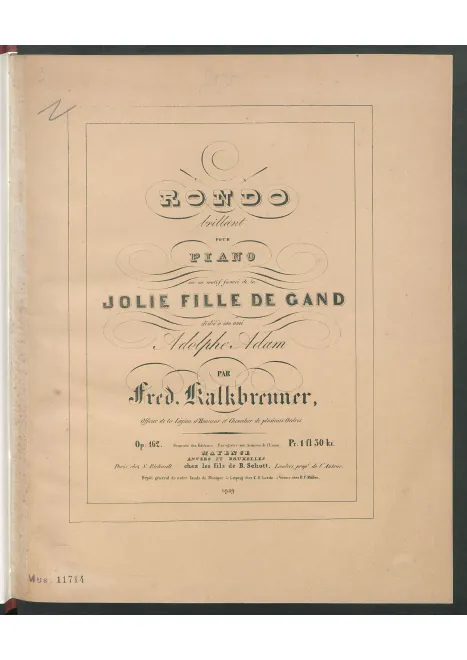 First page of Rondo brillant