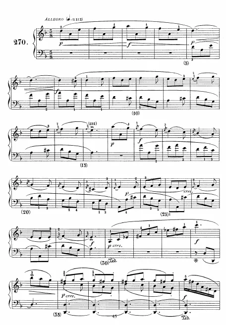 First page of Keyboard Sonata in D minor