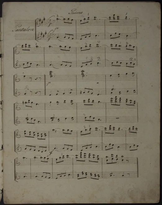 First page of Quadrille
