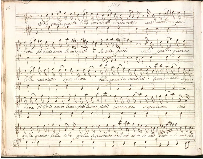 First page of La verità in cimento