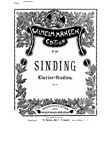 First page of Klavierstudien