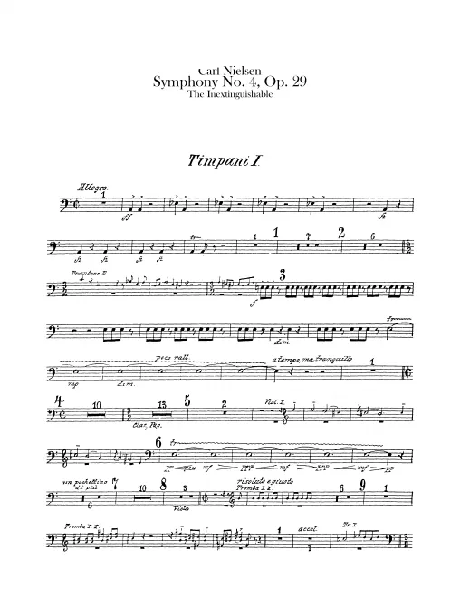First page of Symphony No.4