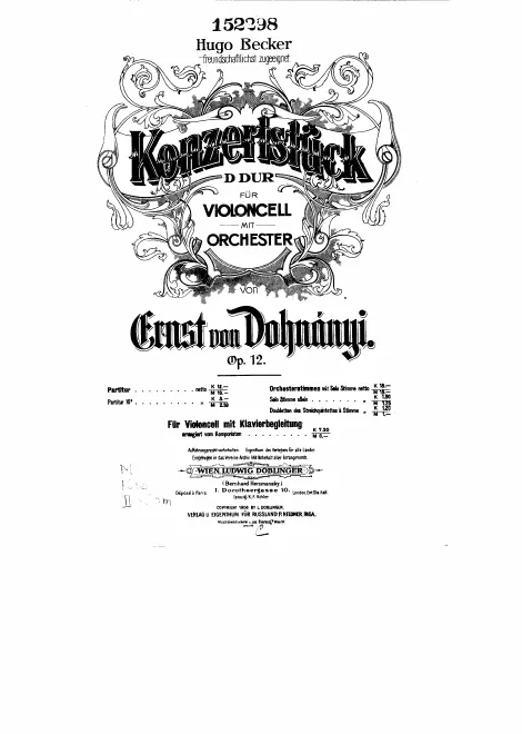 First page of Konzertstück