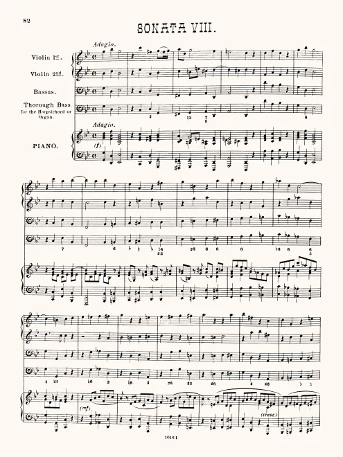 First page of Sonata in G minor