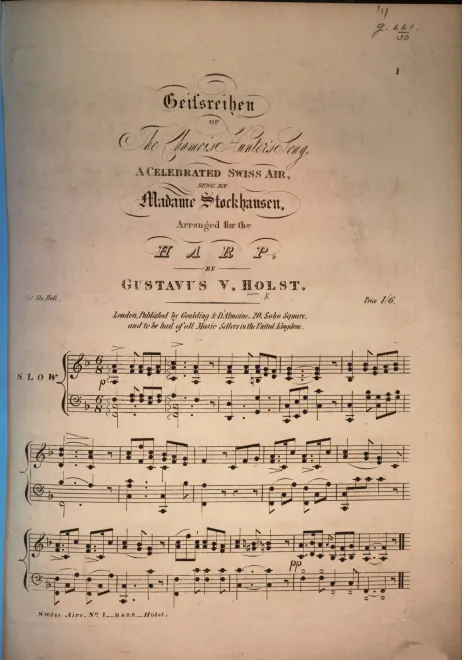 First page of Geissreihen