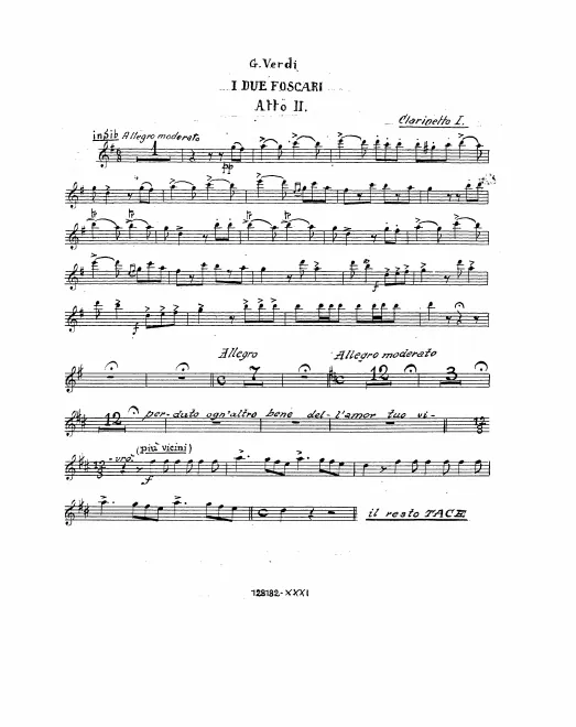 Clarinet 1 (B♭)