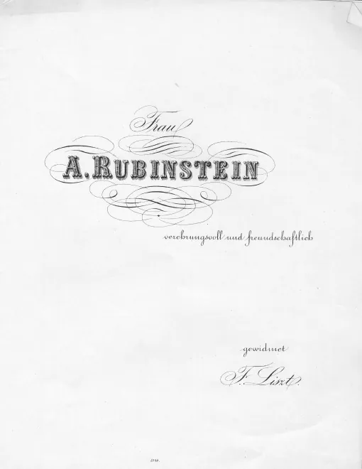 First page of Zwei Lieder Von Anton Rubinstein
