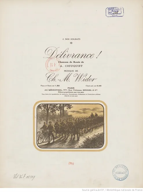 First page of Délivrance!