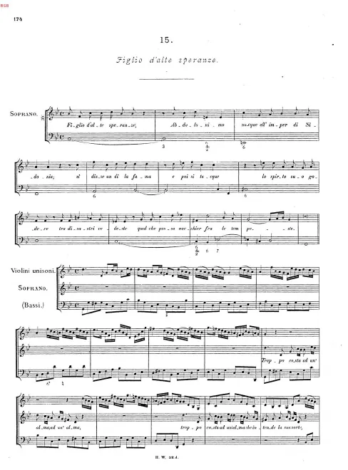First page of Figlio d'alte speranze