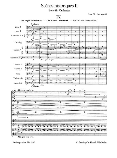 First page of Scènes historiques II