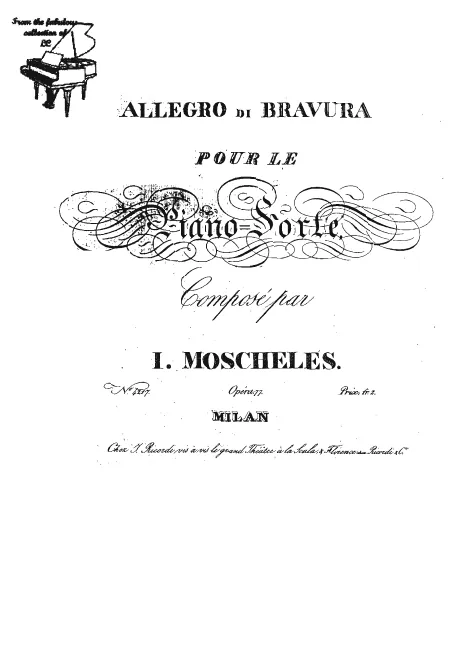 First page of Allegro di bravura