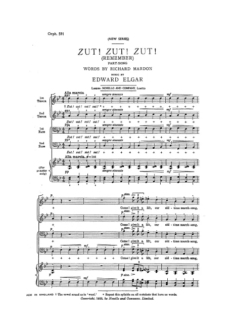 First page of Zut! zut! zut!
