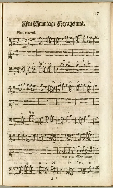 First page of Was ist mir doch das Rühmen nütze?