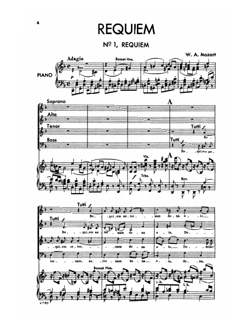 First page of Requiem