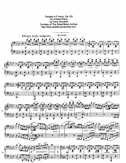 First page of Fantasie