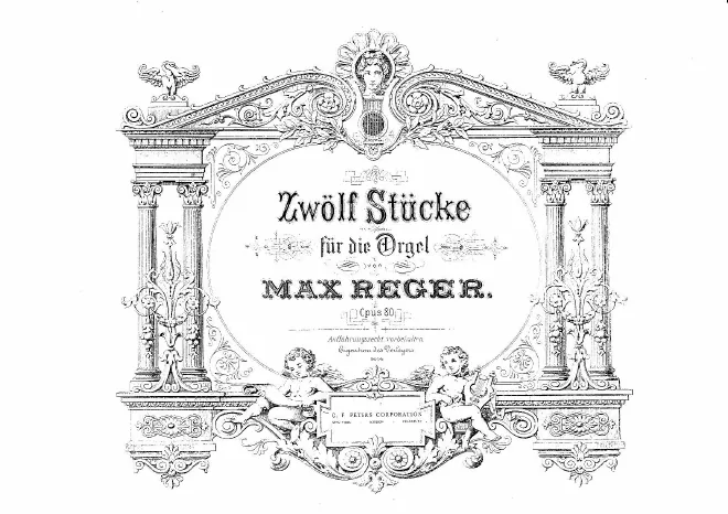 First page of 12 Stücke für die Orgel