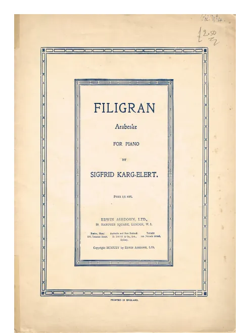 First page of Filigran