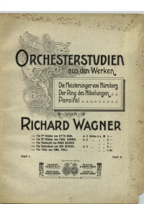 First page of Orchesterstudien aus den Werken