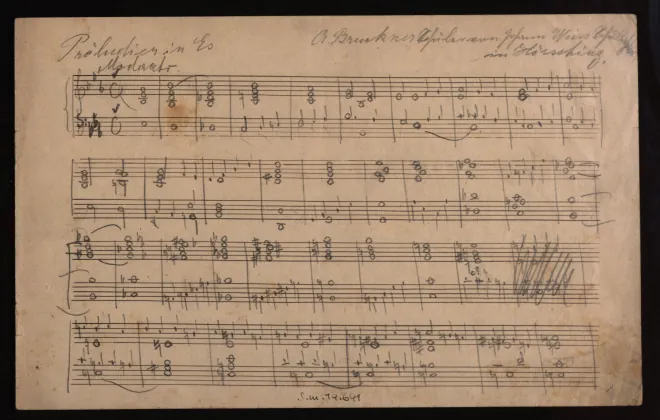 First page of 4 Preludes for Organ