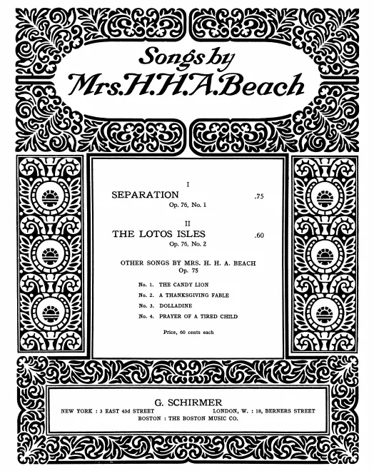 First page of 2 Songs