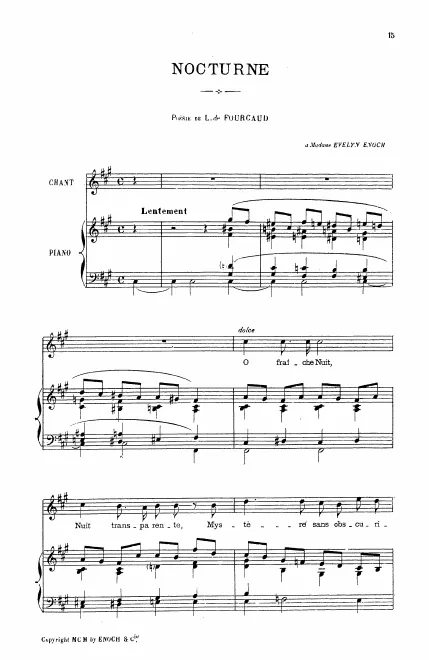 First page of Nocturne