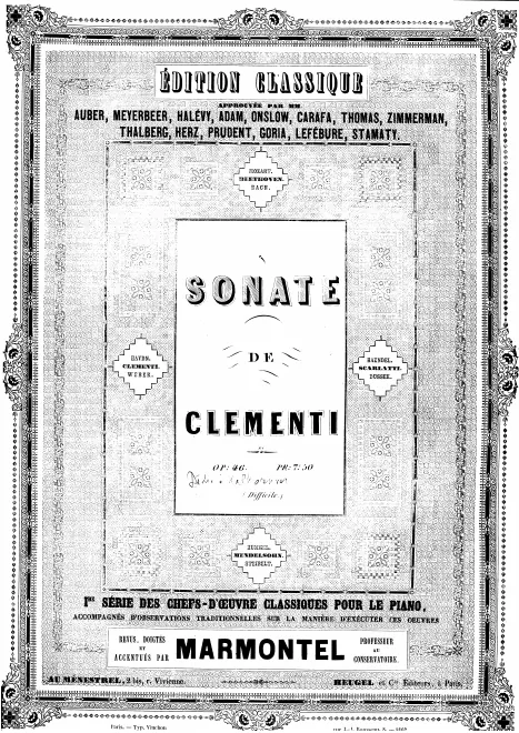 First page of Piano Sonata in B-flat