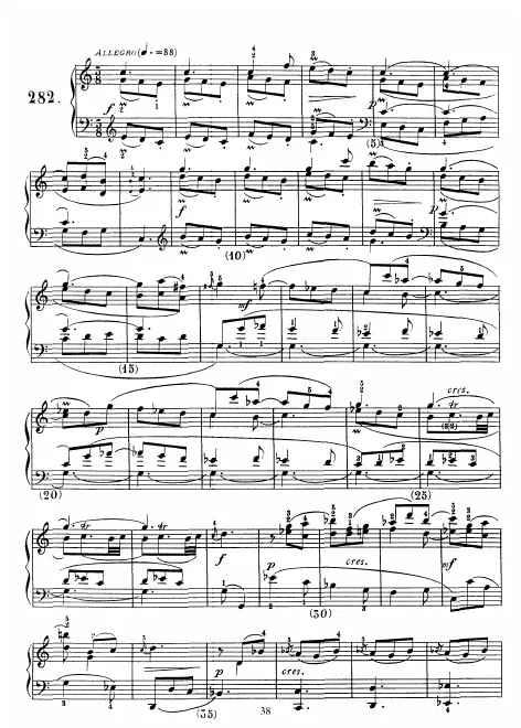First page of Keyboard Sonata in C major
