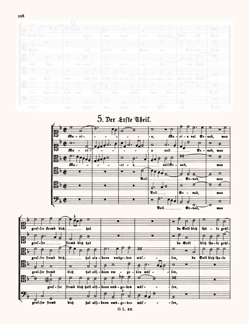 First page of Maria voll Genad