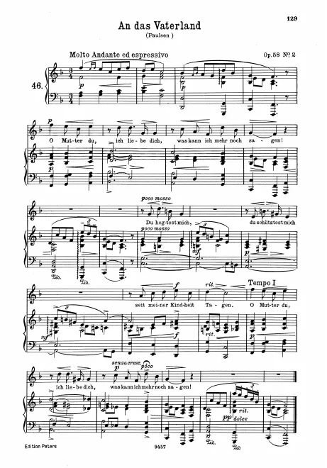 Complete Song (original / high key, F major)