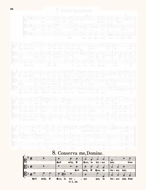 First page of Halt mich, o Herr, in deiner hut