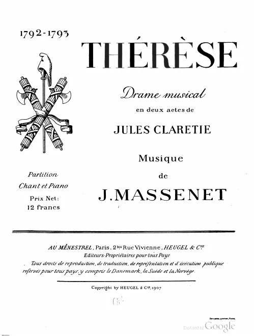 First page of Thérèse