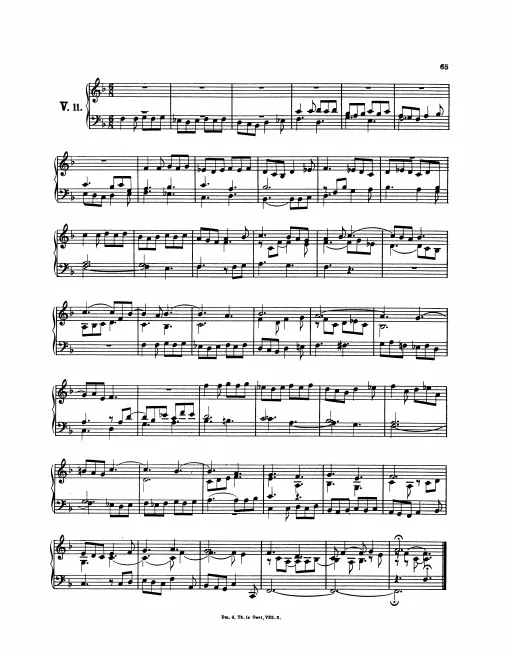 First page of Magnificat Fugue