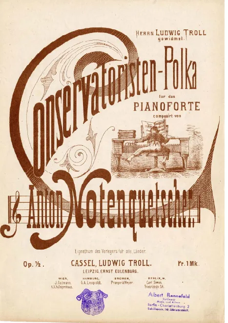 First page of Conservatoristen-Polka