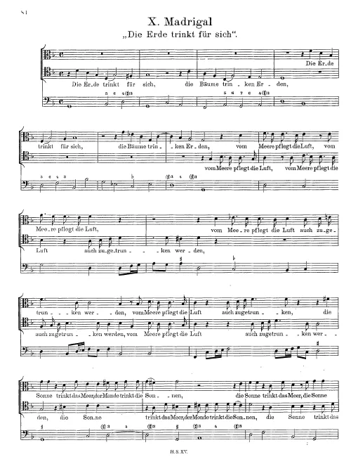 First page of Die Erde trinkt für sich