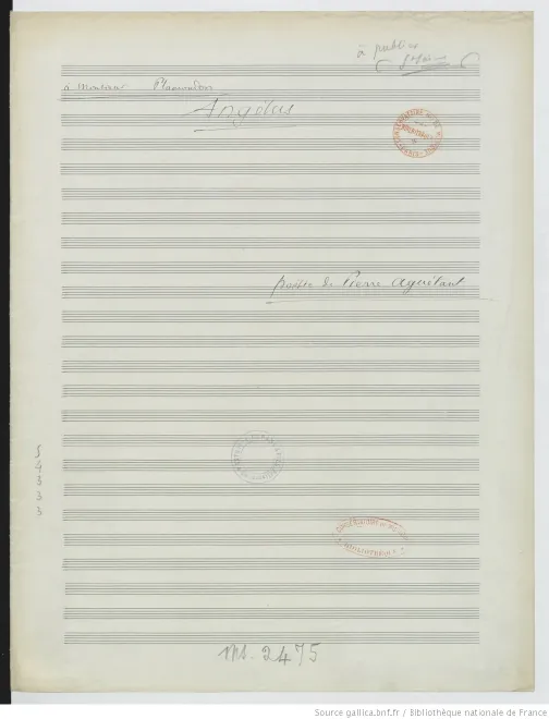 First page of Angélus